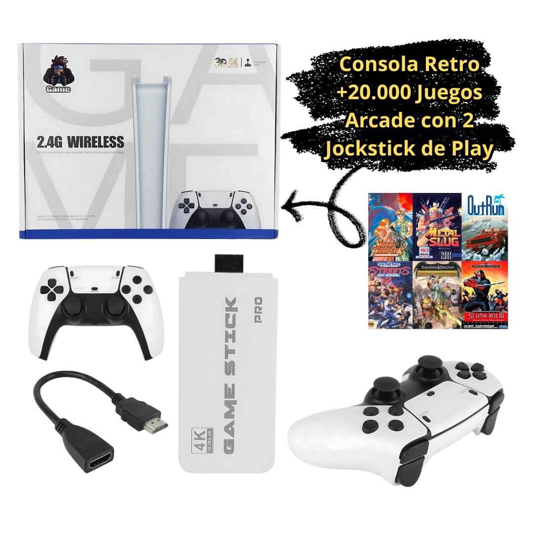 Consola Retro con +20.000 Juegos Arcade