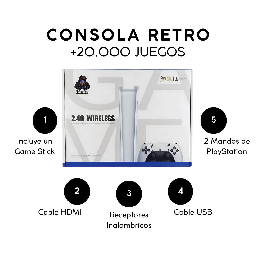 Consola Retro con +20.000 Juegos Arcade